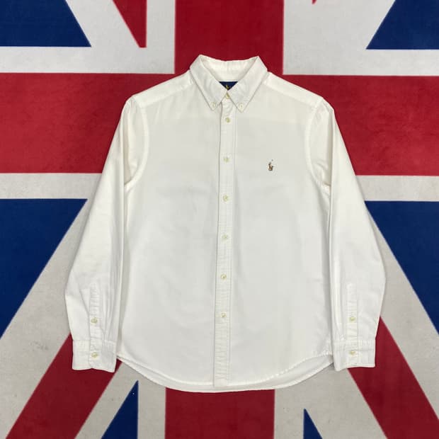 폴로 화이트 셔츠 실측 여성 55-55반 