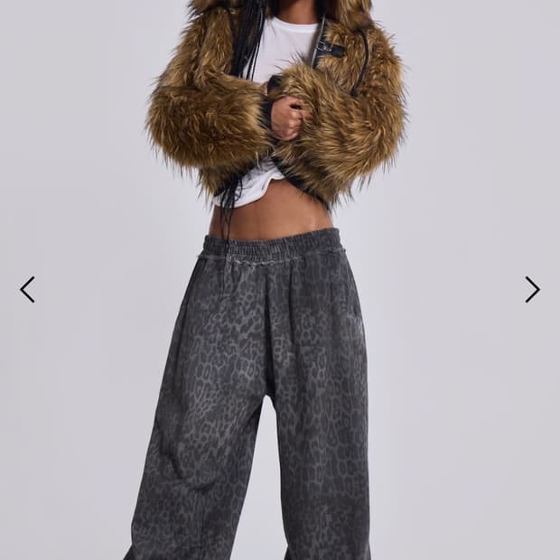 제이디드런던 Leopard Monster Joggers 레오파드스웻팬츠