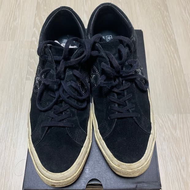 네이버후드x컨버스 / 스웨이드 로우 / 10