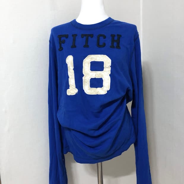 아베크롬비 파랑 빅로고티 2XL