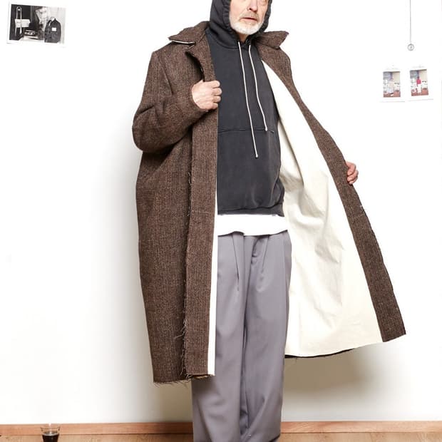 Camiel Fortgens big coat brown