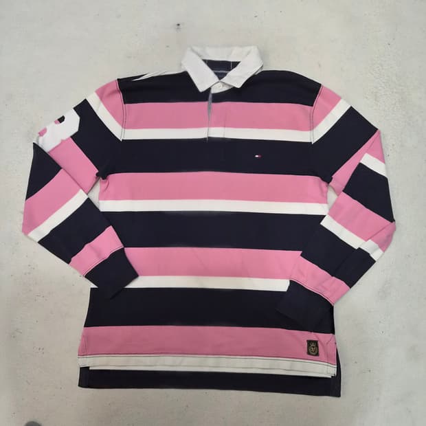 타미힐피거  카라티셔츠M