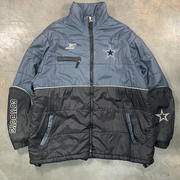 리복 NFL 카우보이 달라스 패디드 점퍼