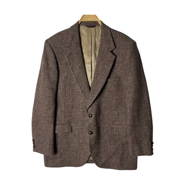 [Harris Tweed] 트위드 헤링본 울 블레이저