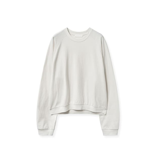 Aieul 스웻 타입 티셔츠 Vintage White [48]