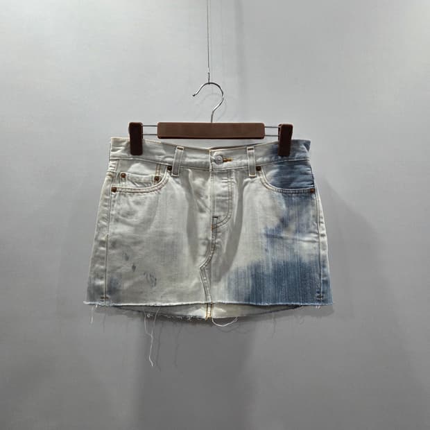 리바이스 501 데님 미니스커트 25