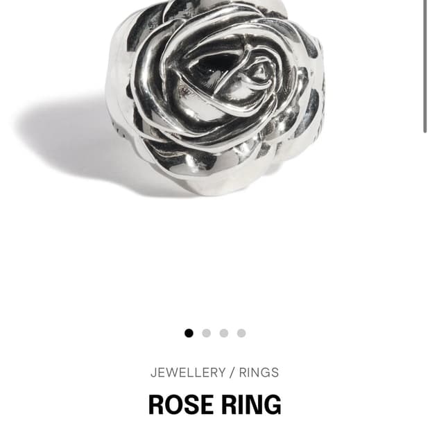 Th Great Frog Rose Ring 925