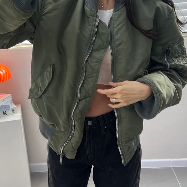 (S)90'S ALPHA USA 항공점퍼-M1694