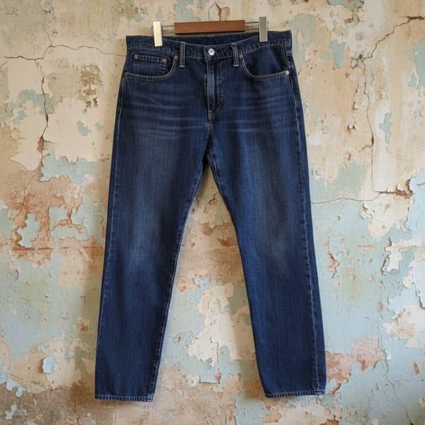 리바이스 502 청바지 W33 L32 중청