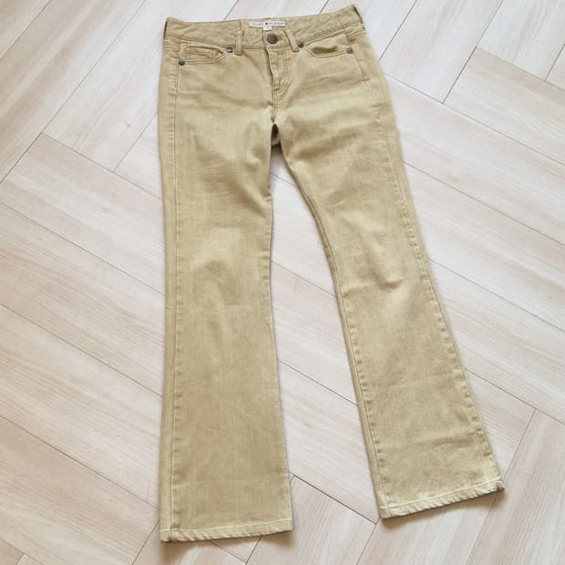 [TOMMY HILFIGER] beige cotton pants