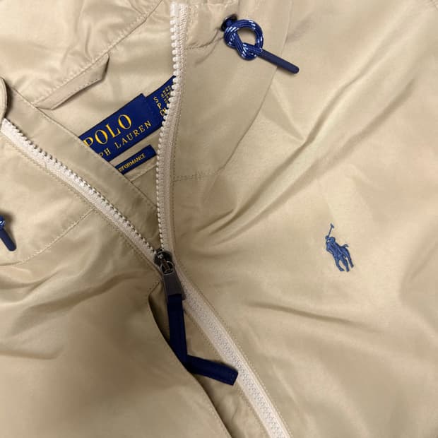 폴로랄프로렌 윈드브레이커 자켓 베이지 S qr인증