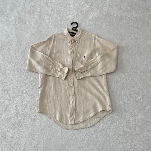 M 폴로 린넨 90'S 긴팔셔츠 