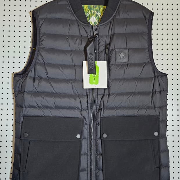 무스너클 패딩 베스트 