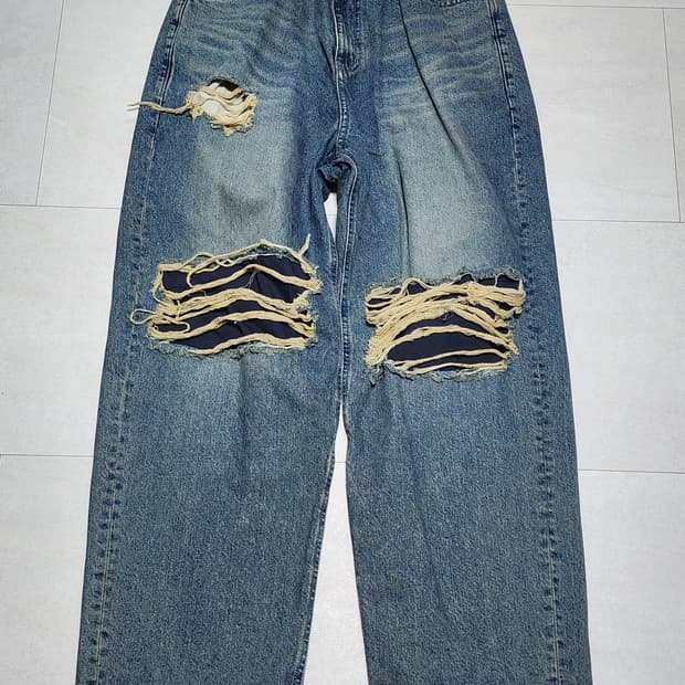 1) 오얼콥 디스 데님 Don't destroy jeans