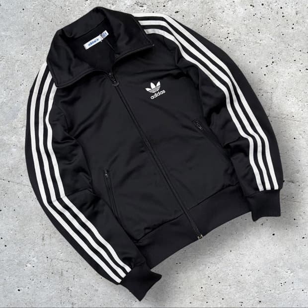 [85] 12s 아디다스 파이어버드 빅로고 트랙탑 져지 블랙 D314