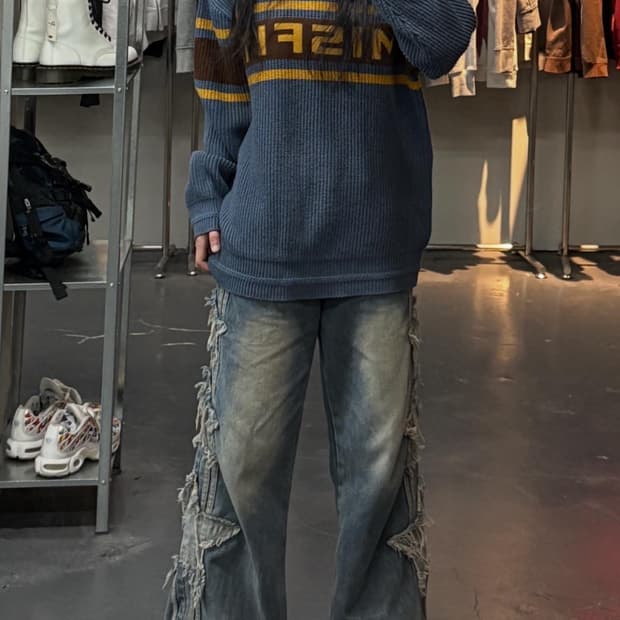 스컬프터 우먼스 미스픽 니트 스웨터 A3248