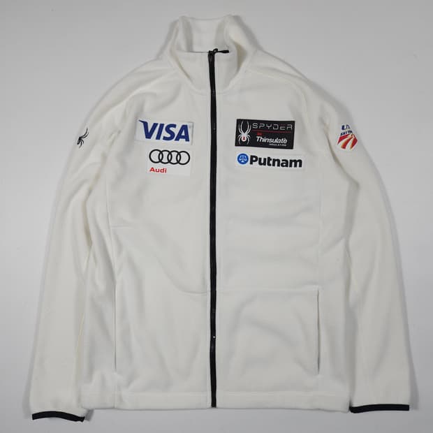 스파이더 아우디 화이트 후리스