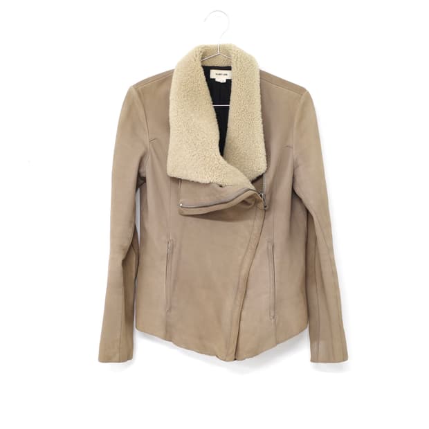 Helmut Lang Neutrals Biker Jacket