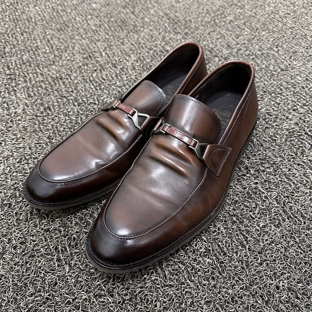 TANDY 텐디 남성 정장 구두 로퍼 브라운 260