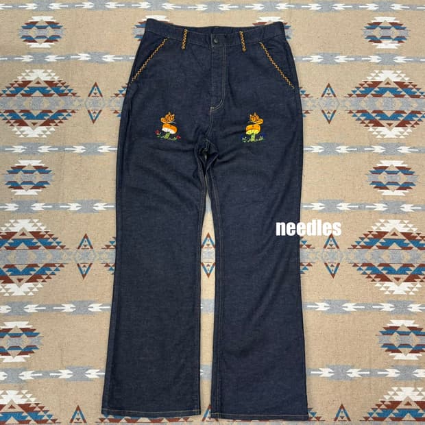 [M] 니들스 P&M Emd. 부츠컷 데님 팬츠