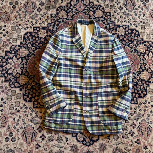 폴로 랄프로렌 마드라스 체크 자켓 105