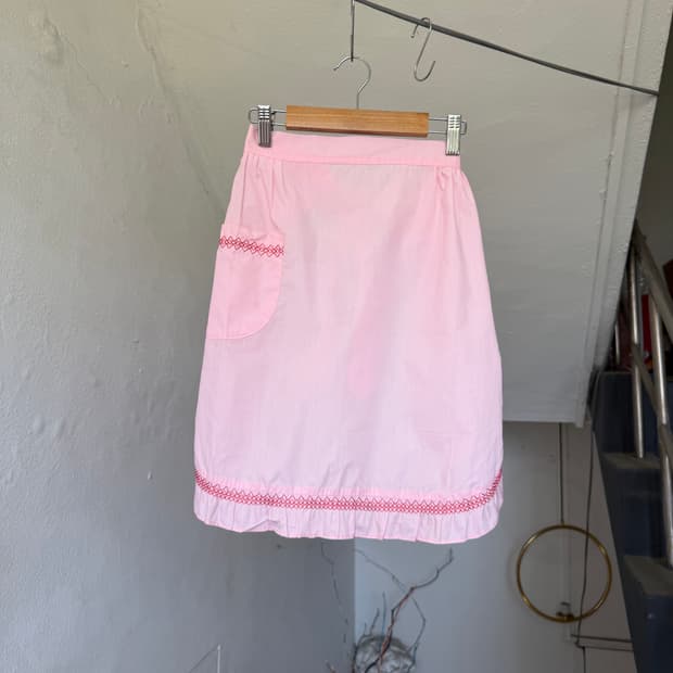 y2k 쁘띠 프릴 허리 앞치마