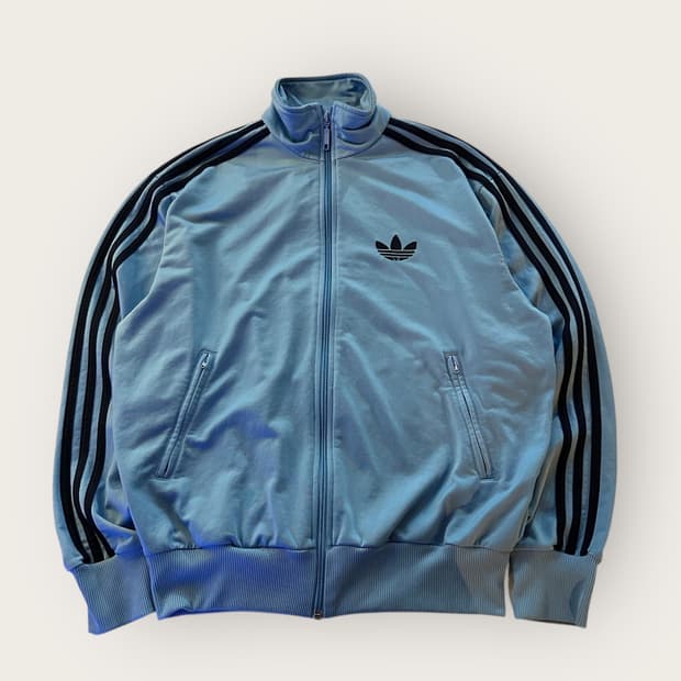 아디다스 스카이블루 파이어버드 트랙탑 져지