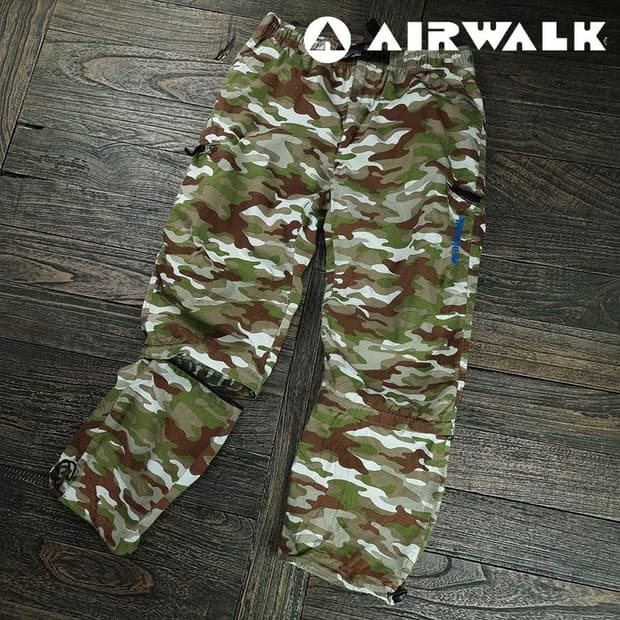 [에어워크] 카모 패턴 무릎 탈부착 투웨이 워크 팬츠 M19560