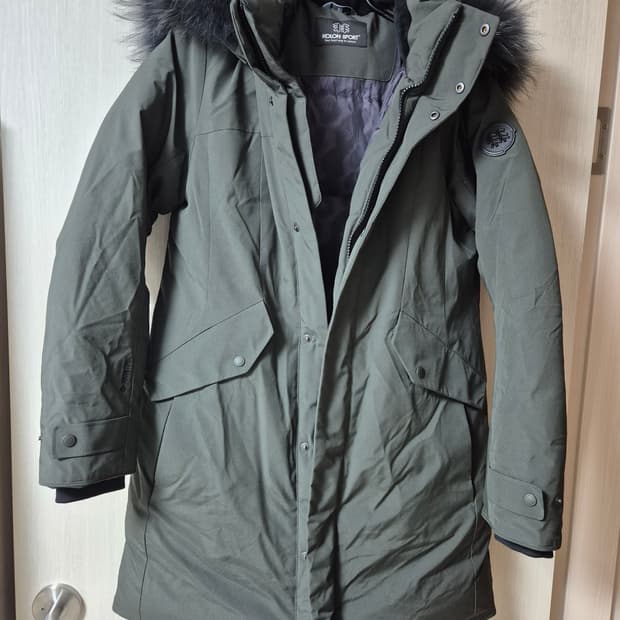 코오롱 안타티카 여성  구스 패딩 90 프리미엄구스