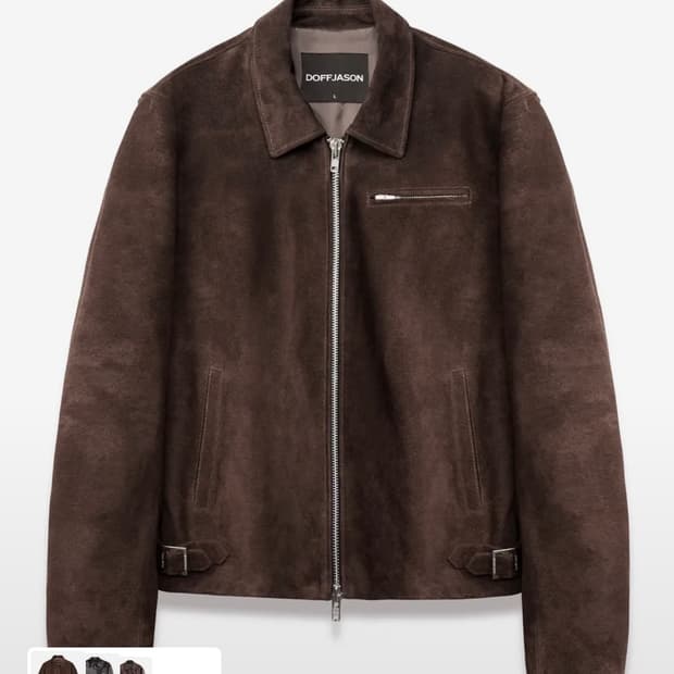 도프제이슨 스웨이드 자켓