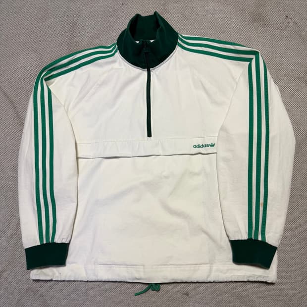 아디다스 스트라이프 풀오버 스웨트셔츠