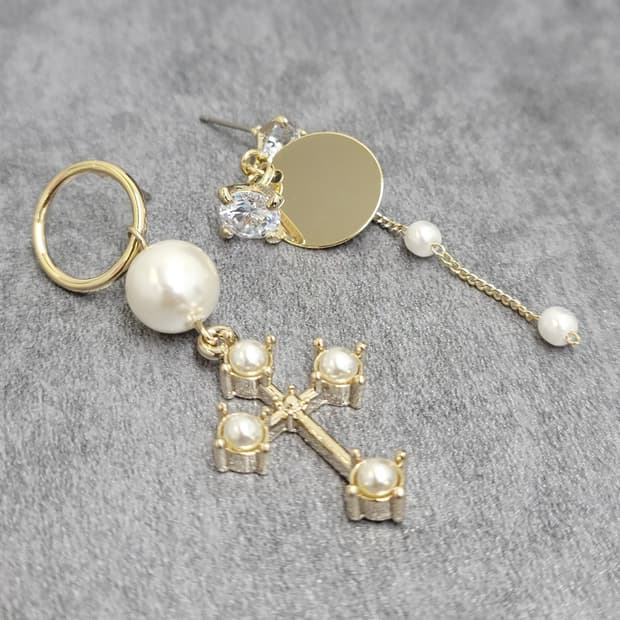 cross earrings