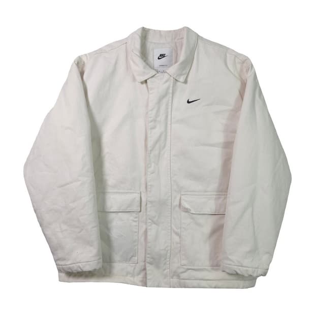 나이키 써마핏 캔버스 워크자켓 초어코트 크림 XL