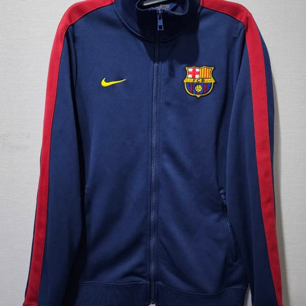 나이키 FC바르셀로나 져지 트랙탑 집업 95 / M