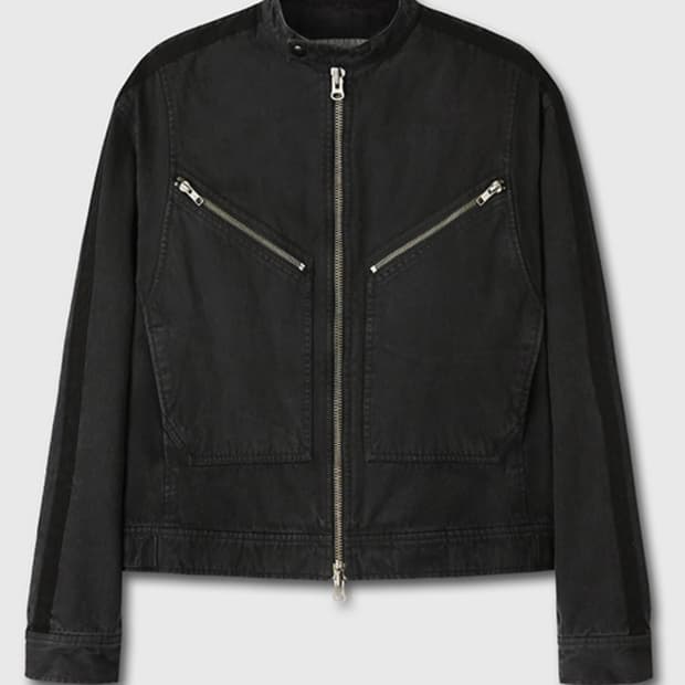 토니웩 가먼트 다잉 카페 레이서 자켓 L