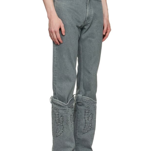 Y/Project 와이프로젝트 카우보이 커프 데님