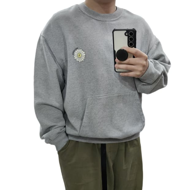 F) 스튜디오톰보이 에센셜 데이지 오버핏 맨투맨