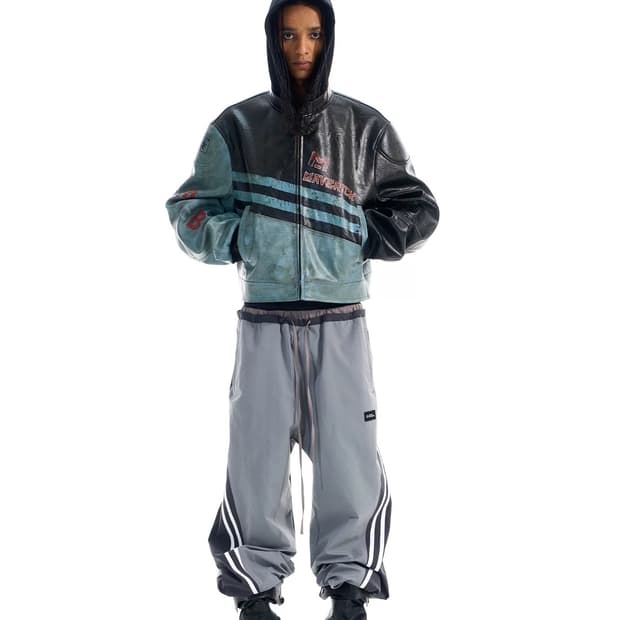 Black Maverick Hooded Leather Jacket