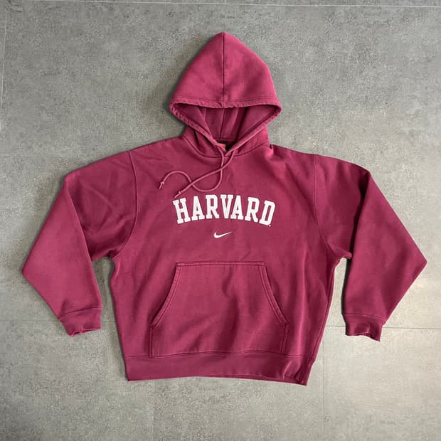 00s 나이키 하버드 후드티셔츠