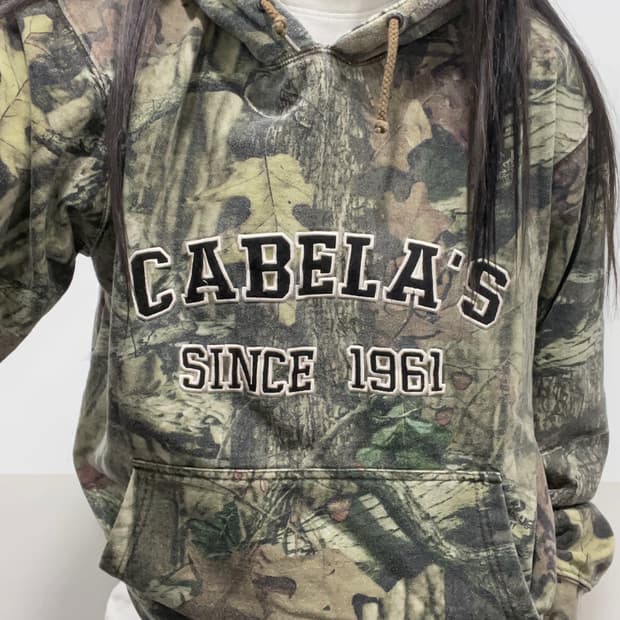 (빈티지) Cabelas Realtree 리얼트리 후드티
