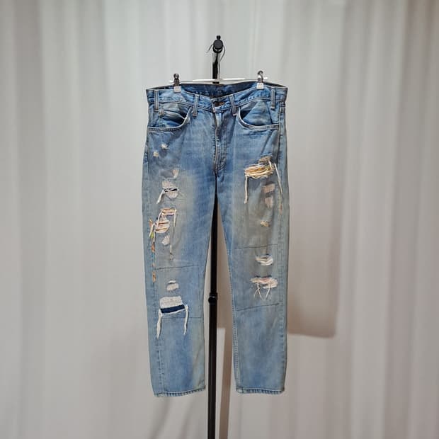 (택포) 리바이스 505 오렌지탭 데님팬츠 34 A931