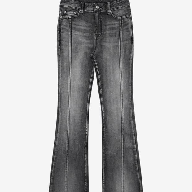 달링유어배드 ROSE BOOTS CUT DENIM #BLACK s