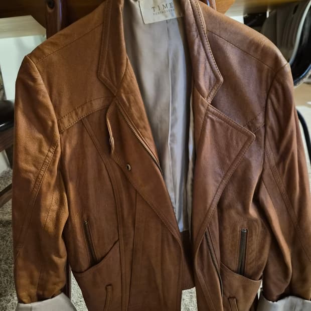TIME 양가죽 자켓