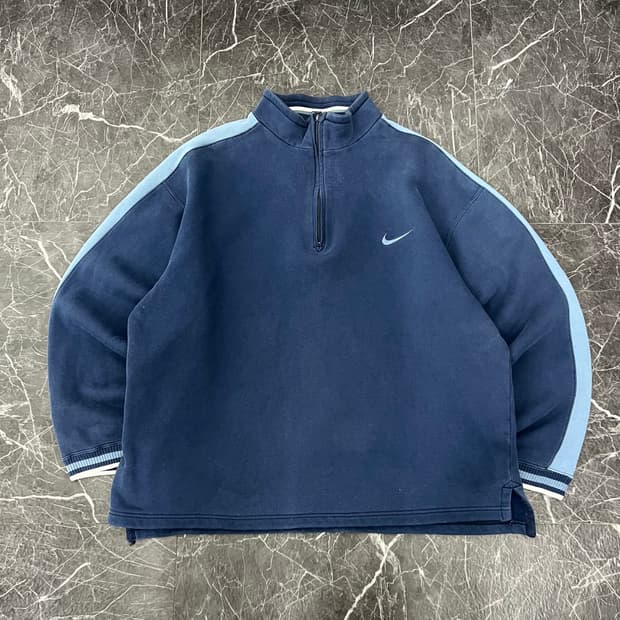 나이키 스우시 90s 하프 집업 스웻 맨투맨
