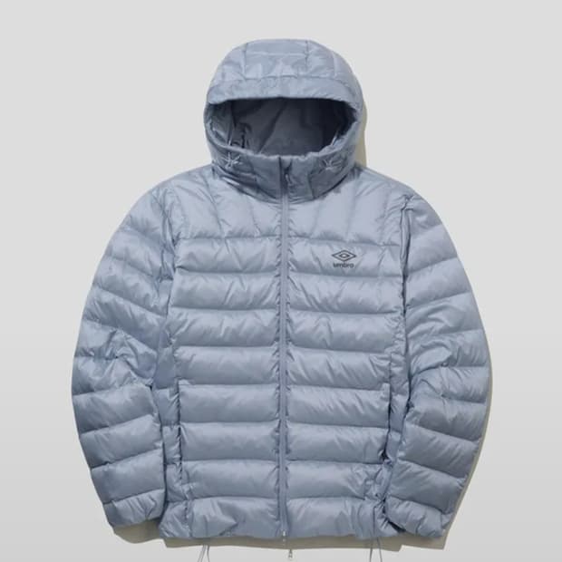 엄브로 후드형 경량 패딩 블루 
