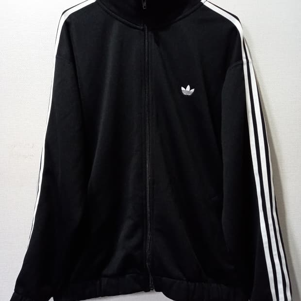 아디다스 희귀 스케이트보딩 블랙 트랙탑 저지 져지집업 105/XL