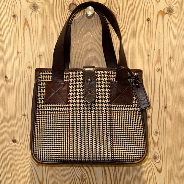 폴로 랄프로렌 하운드투스 스웨이드 사이드 토트백