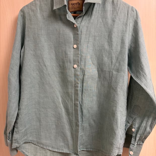 여성 벌브 벨지움 린넨 셔츠 55