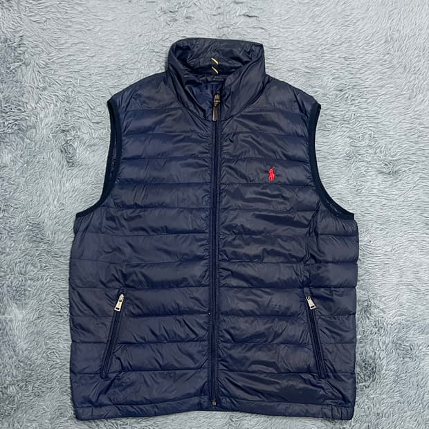 폴로랄프로렌 네이비 경량조끼패딩 L