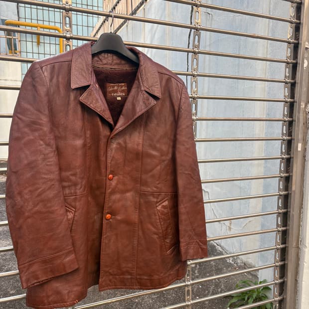 70’s Cabretta Leather 레더카코트 빅사이즈